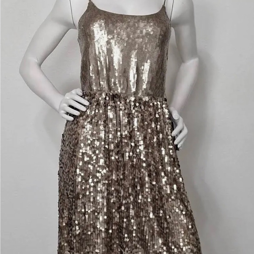 Sparkly NYE dress , has loops for a belt , but can also be cut off